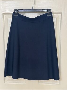 CAbi Navy A-Line Skirt